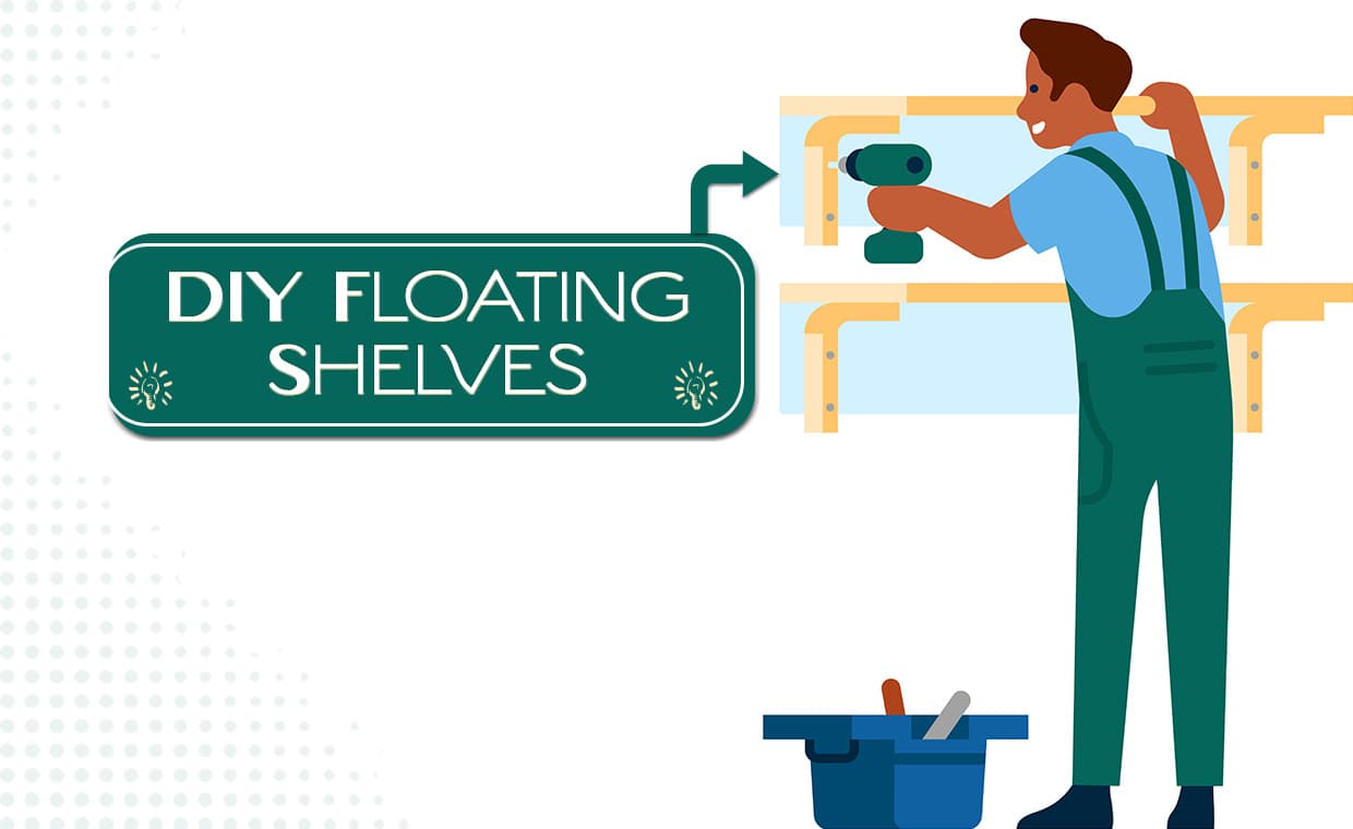 DIY Floating Shelves DIY Floating Shelves