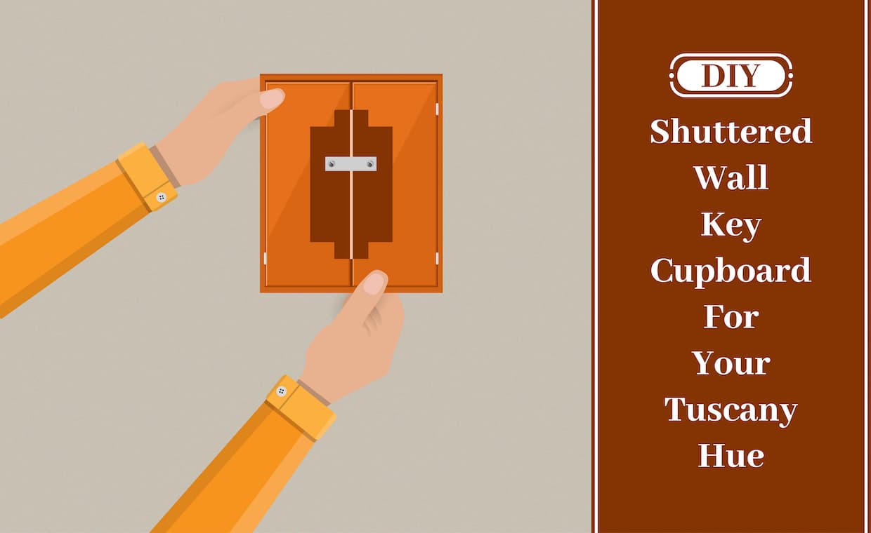 DIY Shuttered Wall Key Cupboard DIY Shuttered Wall Key Cupboard