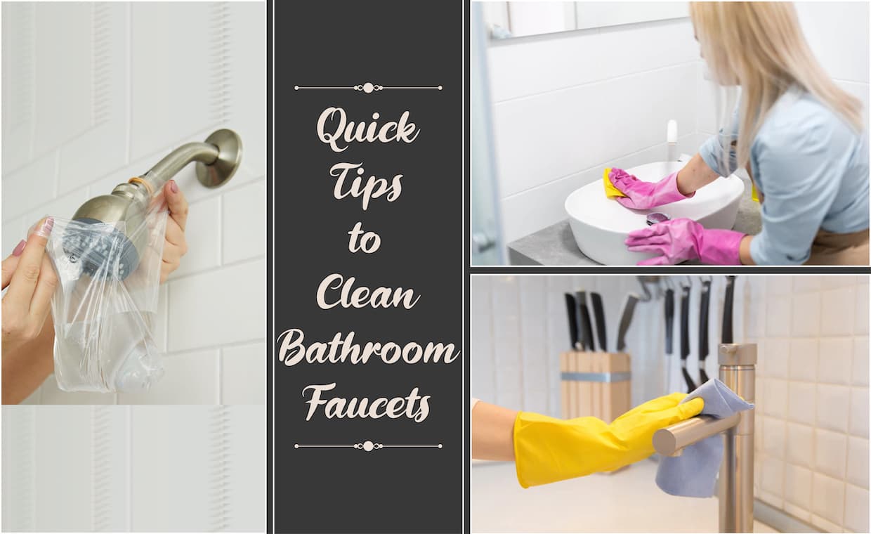 How to clean bathroom faucets How to clean bathroom faucets