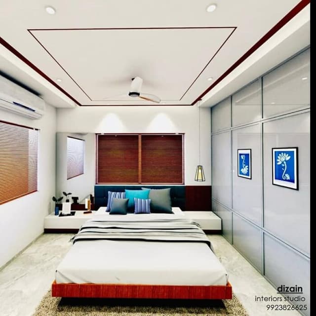 Grey and white modern bedroom design Grey and white modern bedroom design