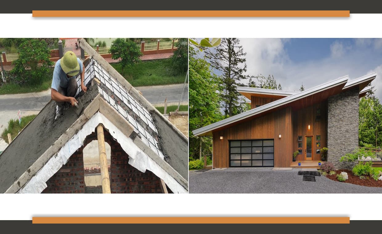 Sloping slab Sloping slab