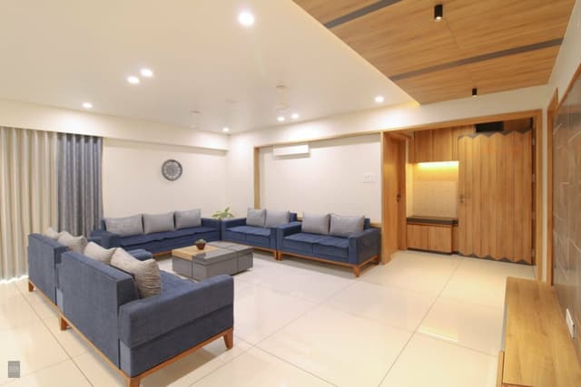 A modern white minimalistic living area A modern white minimalistic living area