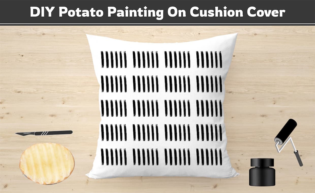 DIY Painting Cushion cover DIY Painting Cushion cover