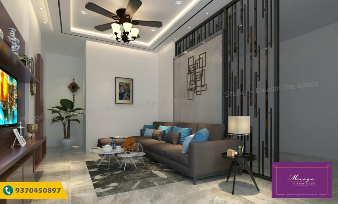 Modern living room with a concoction of different elements Modern living room with a concoction of different elements