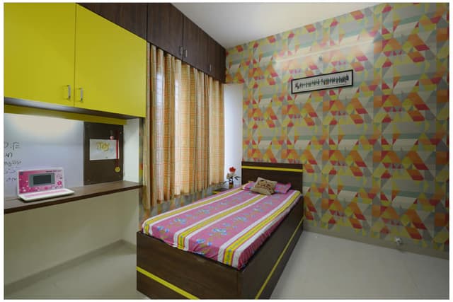 A bright bedroom A bright bedroom