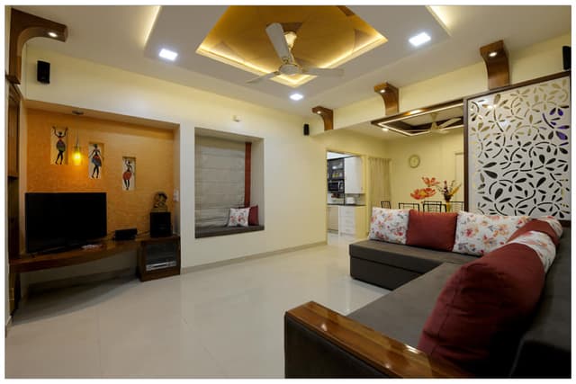 A modern white well-decorated living room A modern white well-decorated living room