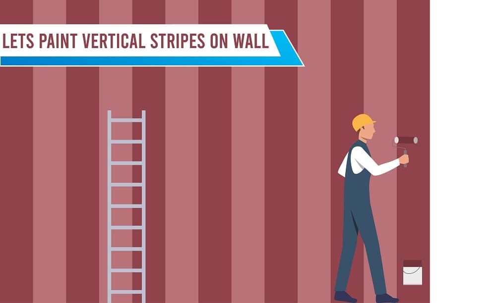 DIY Striped wall paint design DIY Striped wall paint design