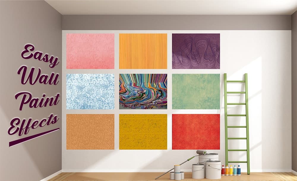 Styling with wall paint effects Styling with wall paint effects