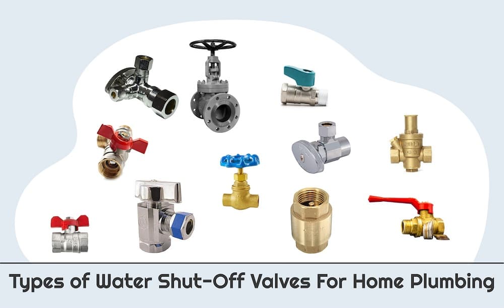 Types Of Water Shutoff Valves Types Of Water Shutoff Valves