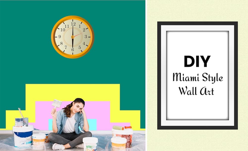 DIY Miami Style Wall Art DIY Miami Style Wall Art