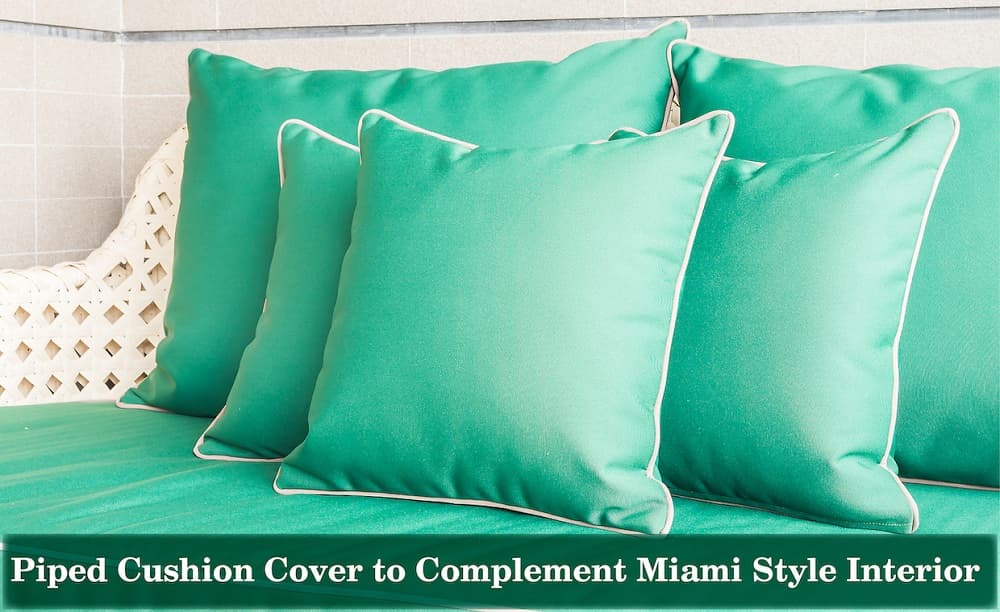 DIY piped cushion cover DIY piped cushion cover