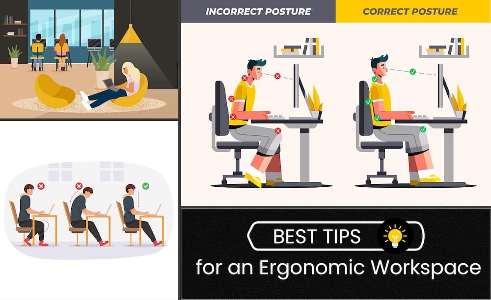 Ergonomic workspace Ergonomic workspace
