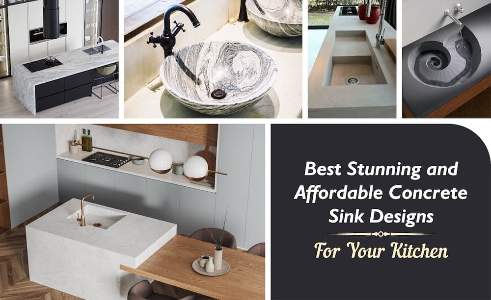 Best Stunning and Affordable Concrete Sink Designs For Your Kitchen Best Stunning and Affordable Concrete Sink Designs For Your Kitchen