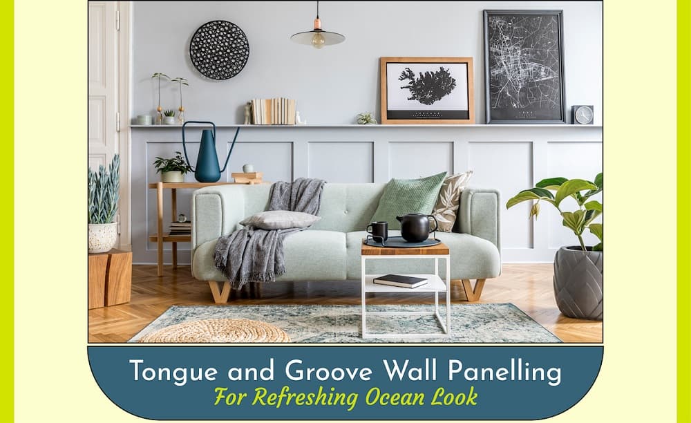Tongue and Groove Wall Panelling For Refreshing Ocean Look. Tongue and Groove Wall Panelling For Refreshing Ocean Look.