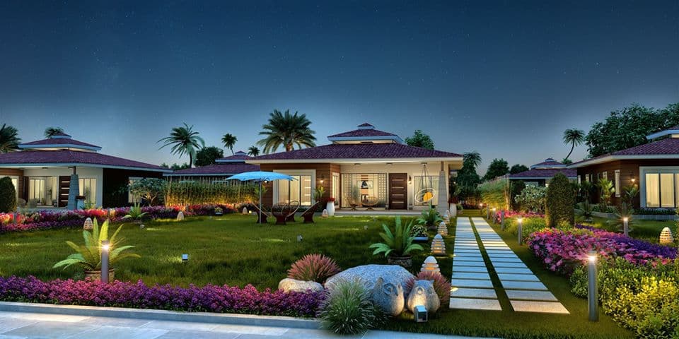 A Single storeyed House with a Beautiful Garden in Front A Single storeyed House with a Beautiful Garden in Front