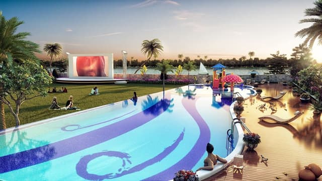 The Garden has a Swiming Pool and Screen The Garden has a Swiming Pool and Screen