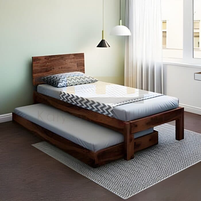 Wooden single ground bunk bed Wooden single ground bunk bed