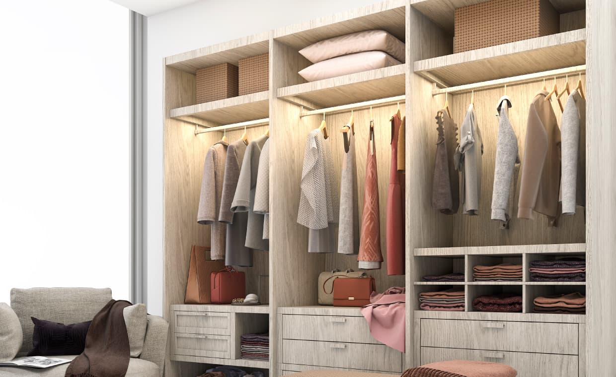 Space-Saving Ideas for Wardrobe Space-Saving Ideas for Wardrobe