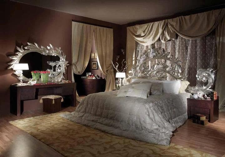 Bedroom Consists Maharaja Style Brown Bed Bedroom Consists Maharaja Style Brown Bed