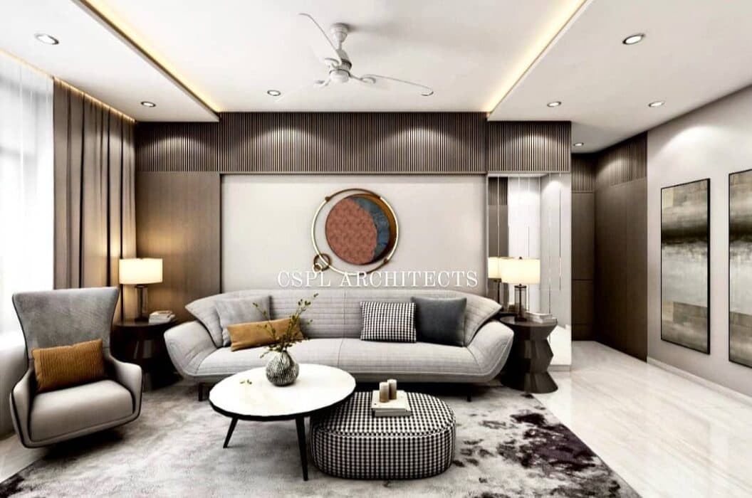Lavish Contemporary Living Room Lavish Contemporary Living Room