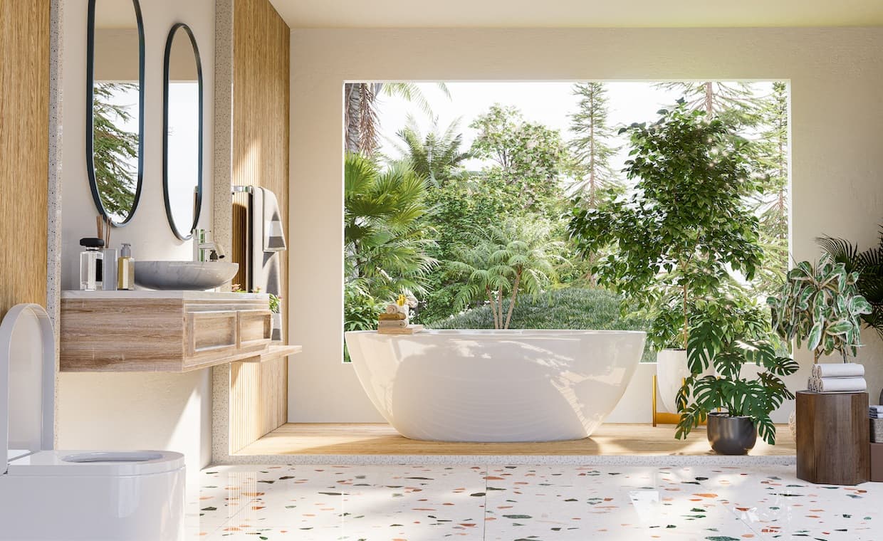 Make your bathroom look like a spa Make your bathroom look like a spa