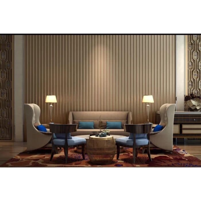 This Living Room has a 2 Seater Beige Upholstered Sofa with High Backrest & High Wingback Chairs This Living Room has a 2 Seater Beige Upholstered Sofa with High Backrest & High Wingback Chairs