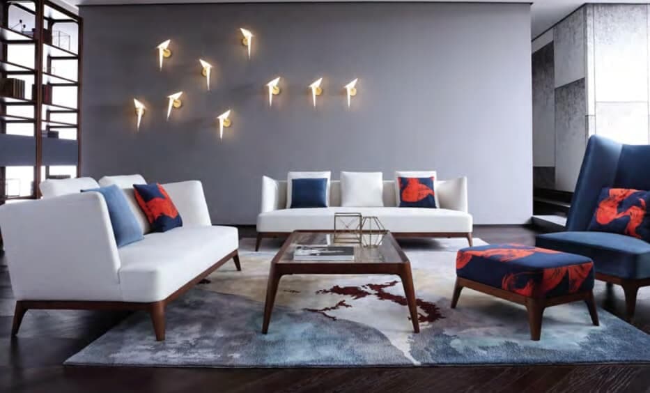 2 Seater & 3 Seater Scandinavian styled White Upholstered Sofas 2 Seater & 3 Seater Scandinavian styled White Upholstered Sofas