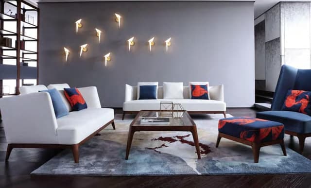 2 Seater & 3 Seater Scandinavian styled White Upholstered Sofas 2 Seater & 3 Seater Scandinavian styled White Upholstered Sofas