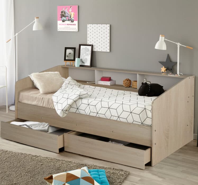 Wooden Rectangular Single Bed Wooden Rectangular Single Bed