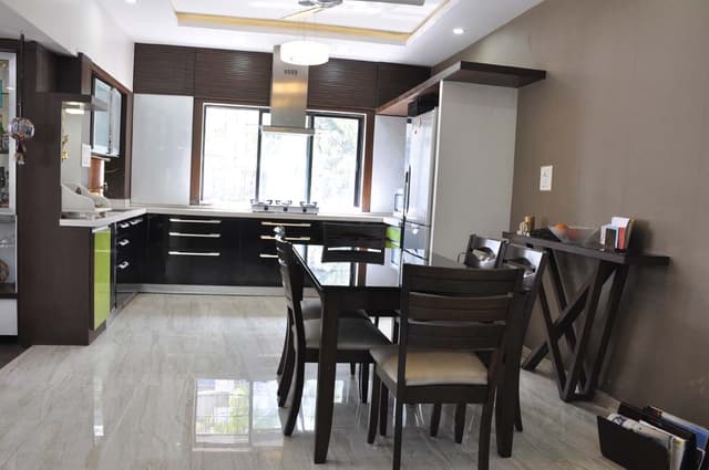 Modern Dining Area and a Stylish Bar Modern Dining Area and a Stylish Bar