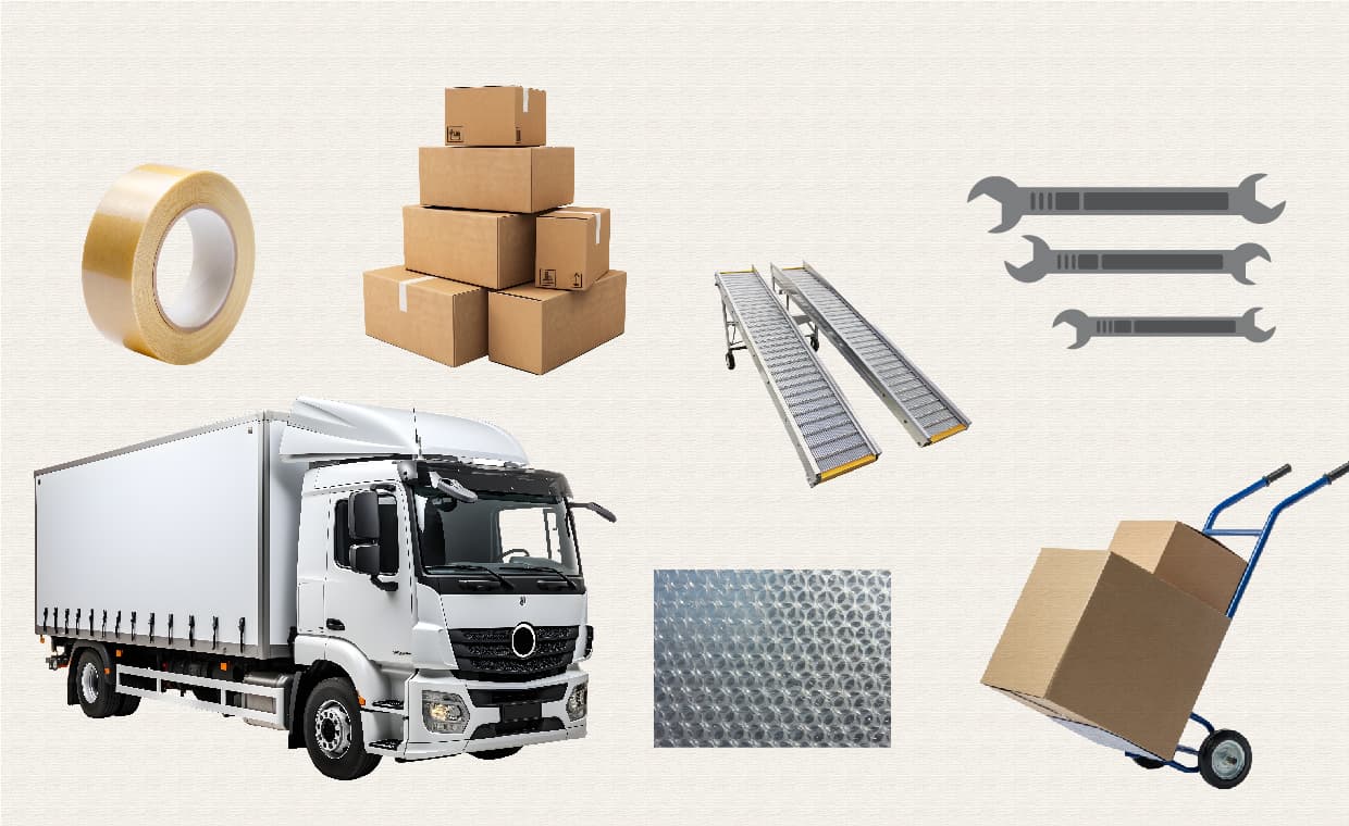 Moving Tools and Equipment Moving Tools and Equipment