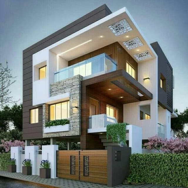 Structure is a Statement in Grey with Vertical Grooves Structure is a Statement in Grey with Vertical Grooves