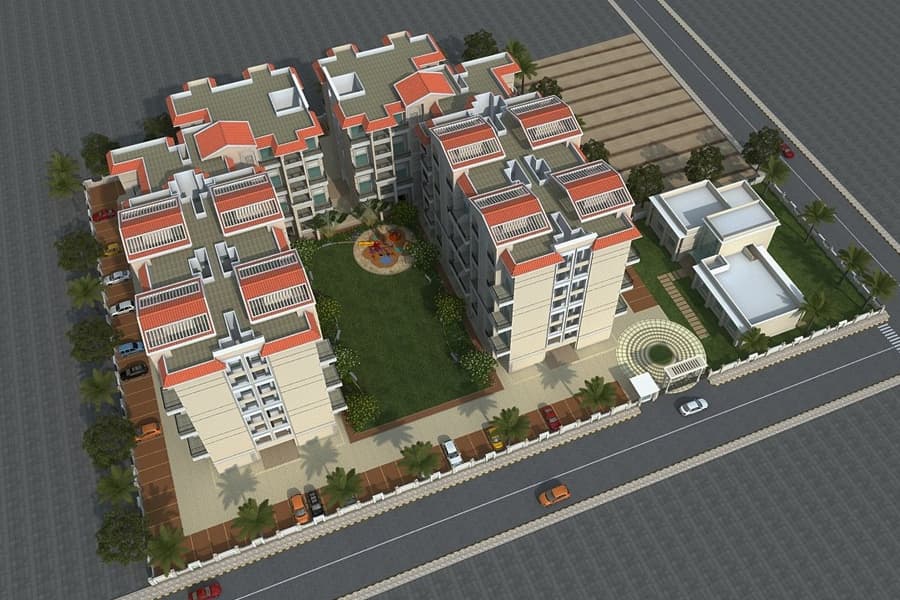 Seven Story Cream Colored Building Seven Story Cream Colored Building