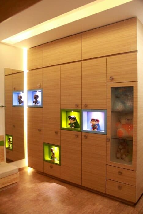 Playful Cupboard Design Features Dedicated Niches for Toys Playful Cupboard Design Features Dedicated Niches for Toys