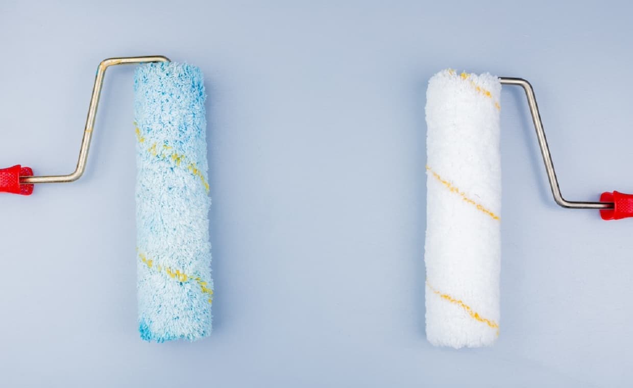 Clean Paint Rollers Clean Paint Rollers