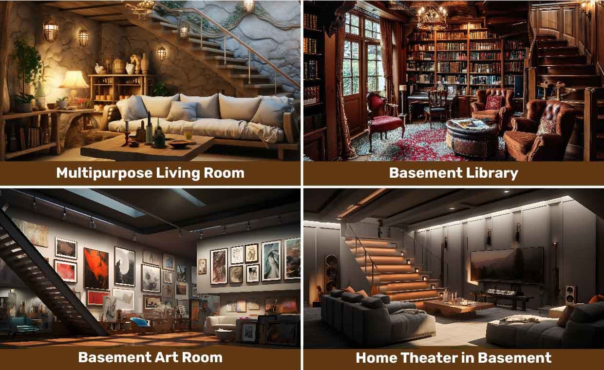 Amazing Basement Makeover Ideas Amazing Basement Makeover Ideas