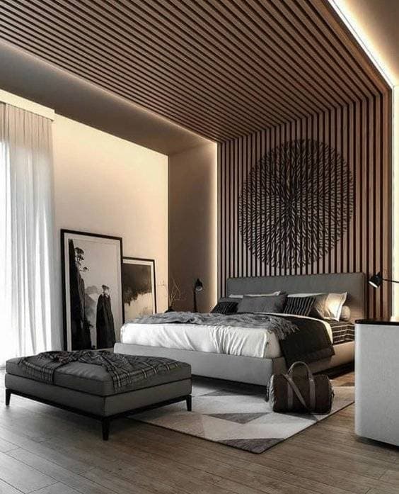 Modern Cozy Bedroom in Brown Theme Modern Cozy Bedroom in Brown Theme
