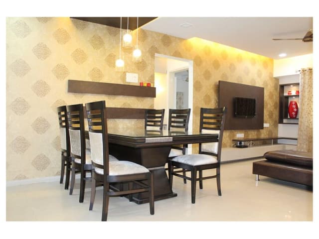 Modern Dining Room with a Rustic Touch Modern Dining Room with a Rustic Touch