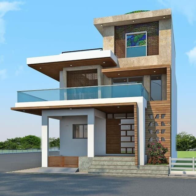 Digitally Crafted Vision of a Modern Suburban Neighborhood Digitally Crafted Vision of a Modern Suburban Neighborhood