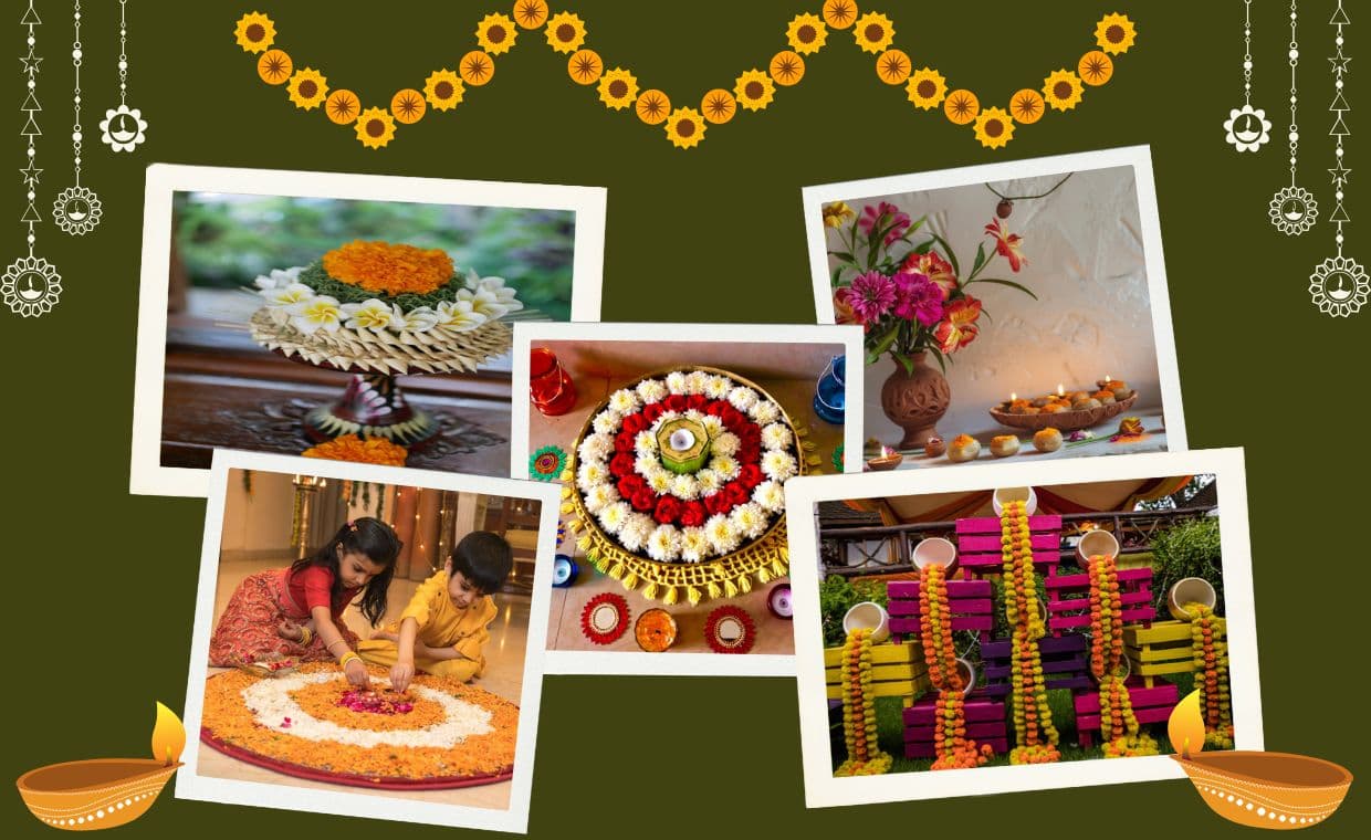 Flower Decoration Ideas for Diwali Flower Decoration Ideas for Diwali