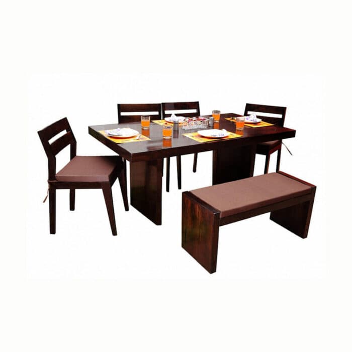 Wooden Dining Room Table is Rectangular in Shape Wooden Dining Room Table is Rectangular in Shape