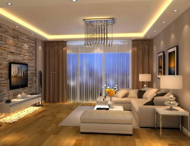 Modern and Expansive Living Room Modern and Expansive Living Room
