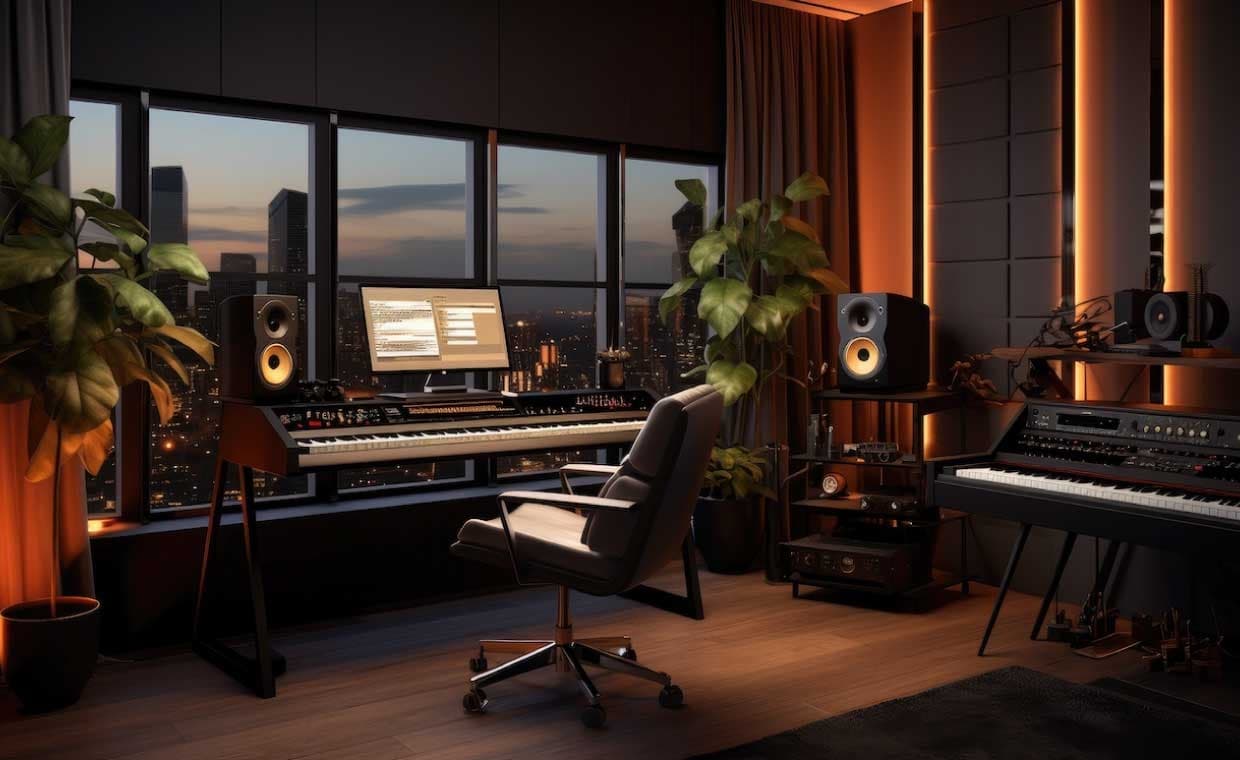Music Studio Interior Essentials Music Studio Interior Essentials