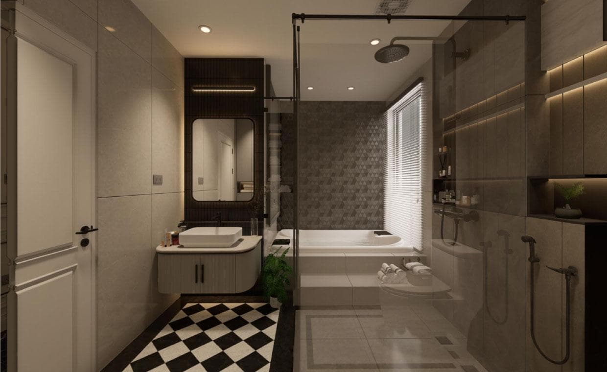 Transform a Small Bathroom Using 3D Visualization Transform a Small Bathroom Using 3D Visualization