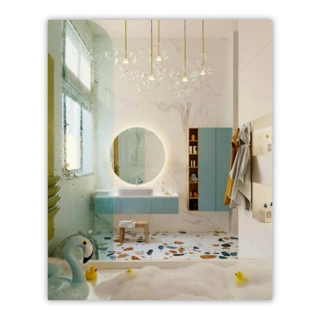 Modern and Elegant Bathroom Setting Modern and Elegant Bathroom Setting