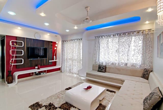 Modern Living Room Radiating a Sense of Cleanliness and Warmth Modern Living Room Radiating a Sense of Cleanliness and Warmth