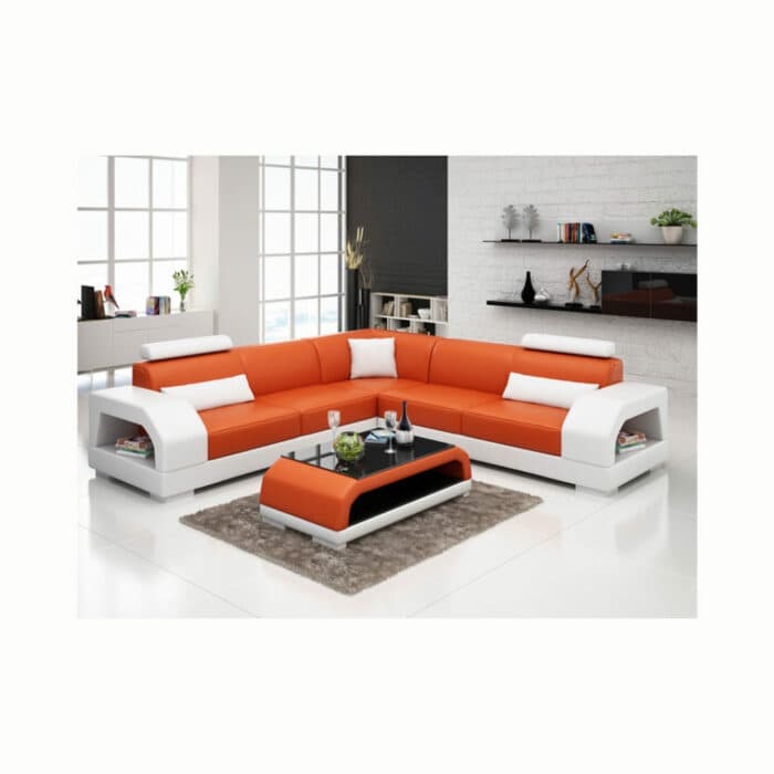 Living Room Featuring a Large U-Shaped Couch Living Room Featuring a Large U-Shaped Couch