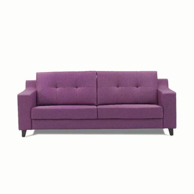 Purple Sofa with a Textured Fabric Finish Purple Sofa with a Textured Fabric Finish