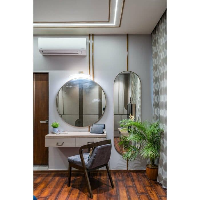 Elegant Vanity Space Blends Contemporary Design Elegant Vanity Space Blends Contemporary Design
