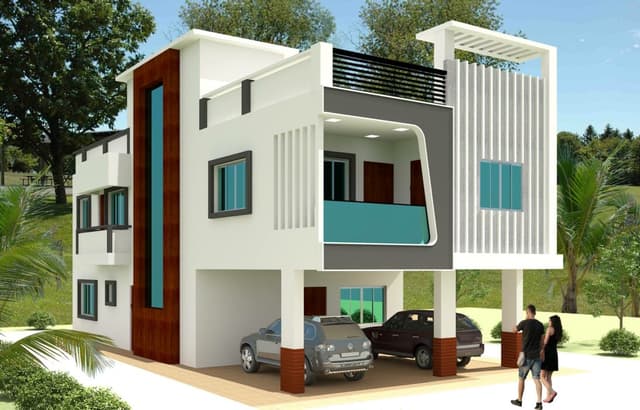 Simple Yet Stylish Box-Like Modern Home Simple Yet Stylish Box-Like Modern Home